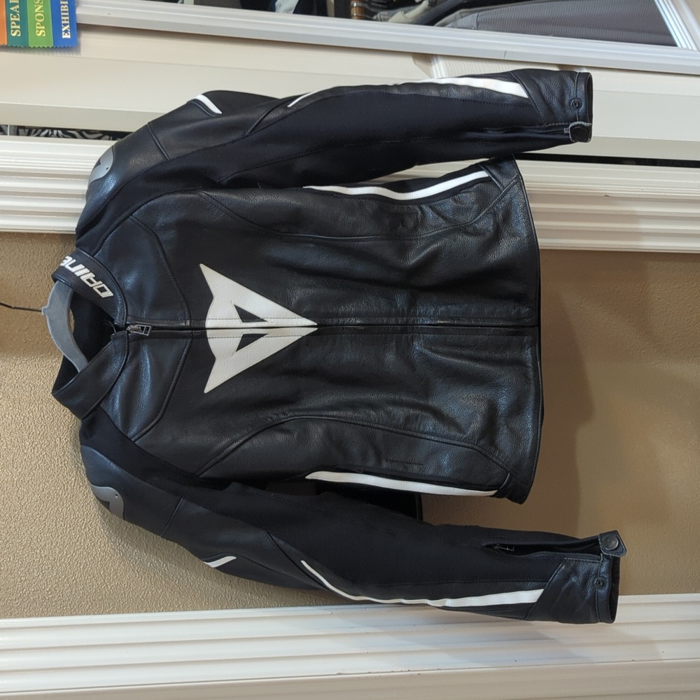 Size 42 (small/medium) DIANESE full protection street bike leather jacket